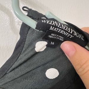 ASOS Maternity mini polka-dot dress